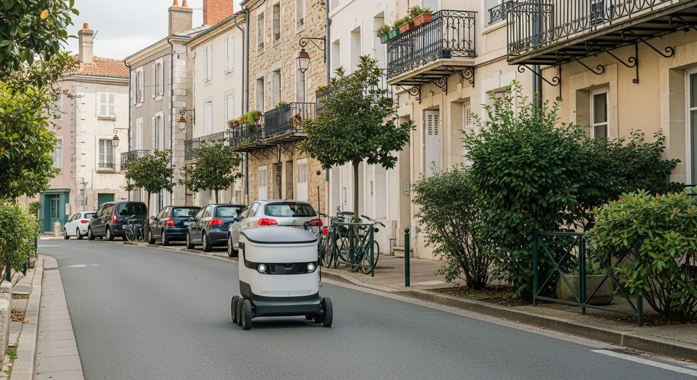 Frankrijk geeft groen licht voor autonome bezorgrobots op de weg