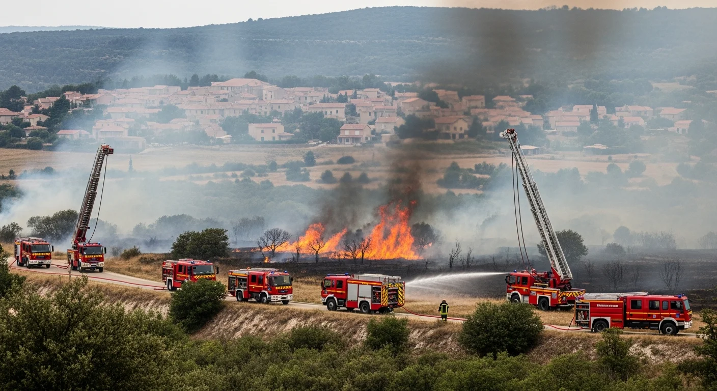 Uitgebreide bosbrand in Drôme zorgt voor grote evacuaties