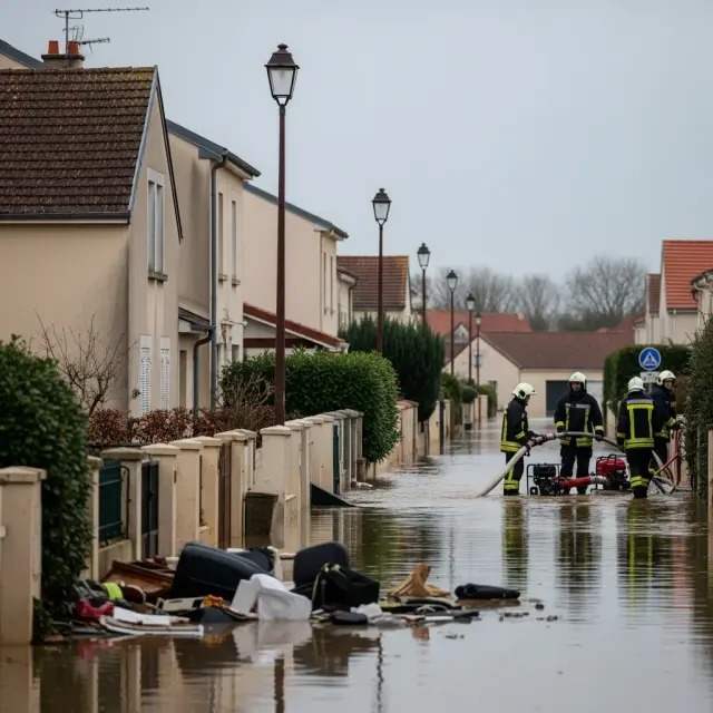 Herstel na overstromingen in Saintes verloopt traag: Schade aan woningen blijft zichtbaar