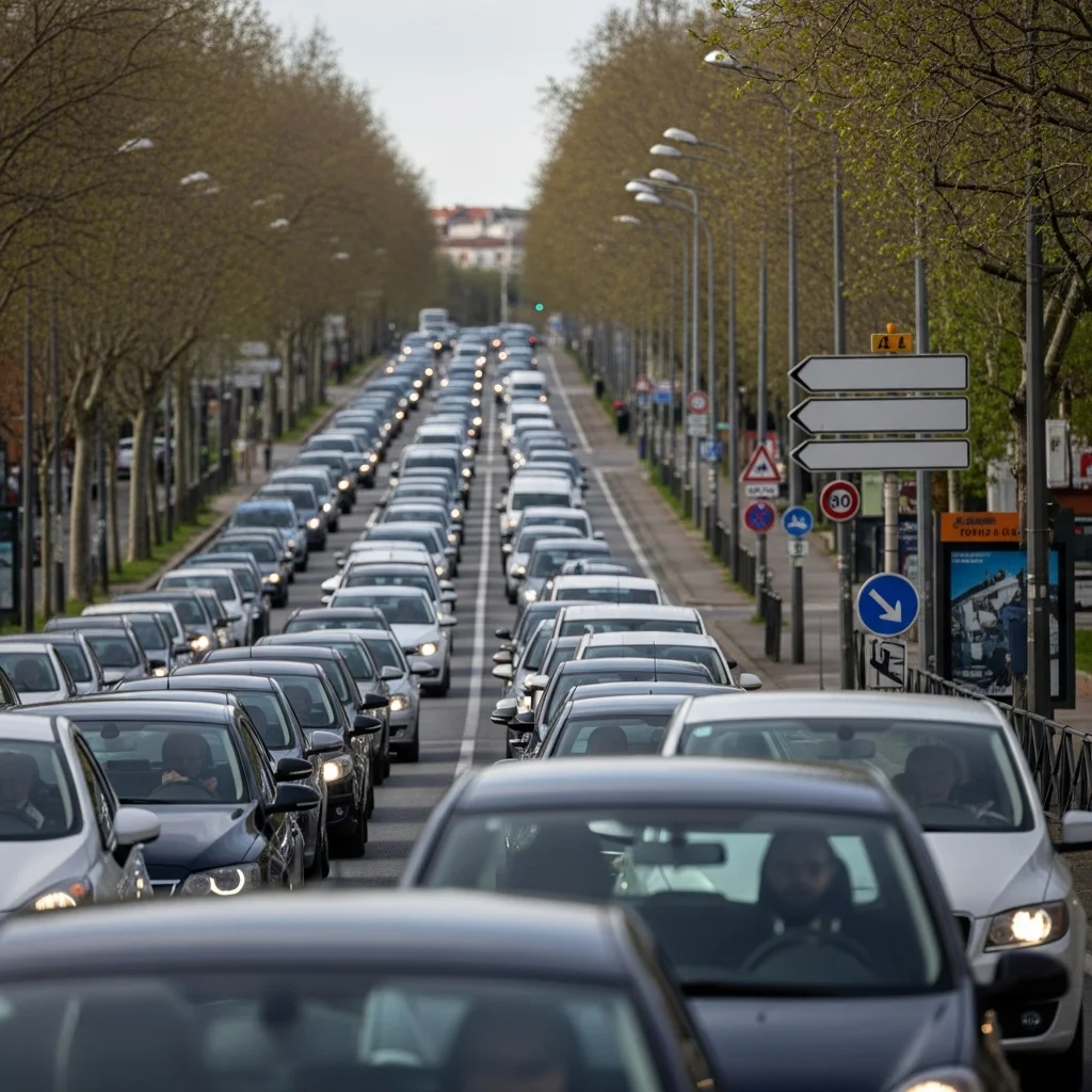 Langdurige afsluiting van Chemin de Fenouillet in Toulouse zorgt voor verkeersopstoppingen en langere reistijden