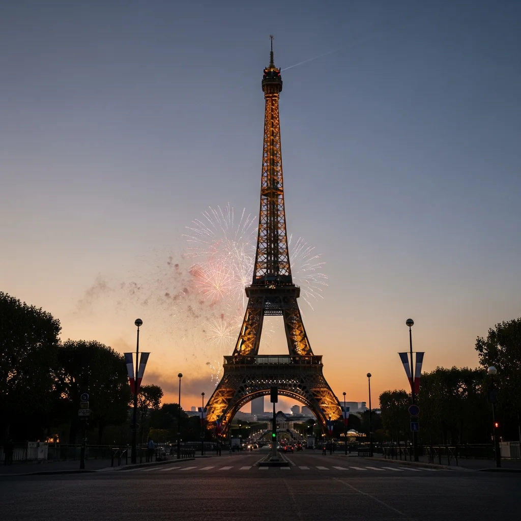 Parijs vervroegt vuurwerk op 14 juli als eerbetoon aan slachtoffers in Nice