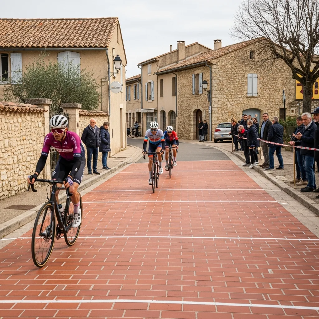 Tegelliggerwedstrijd zet Salernes op de wielerkaart
