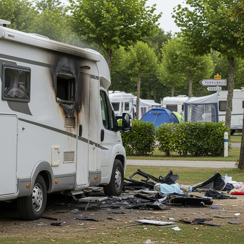 Gasexplosie in campingcar in Auch: man zwaargewond