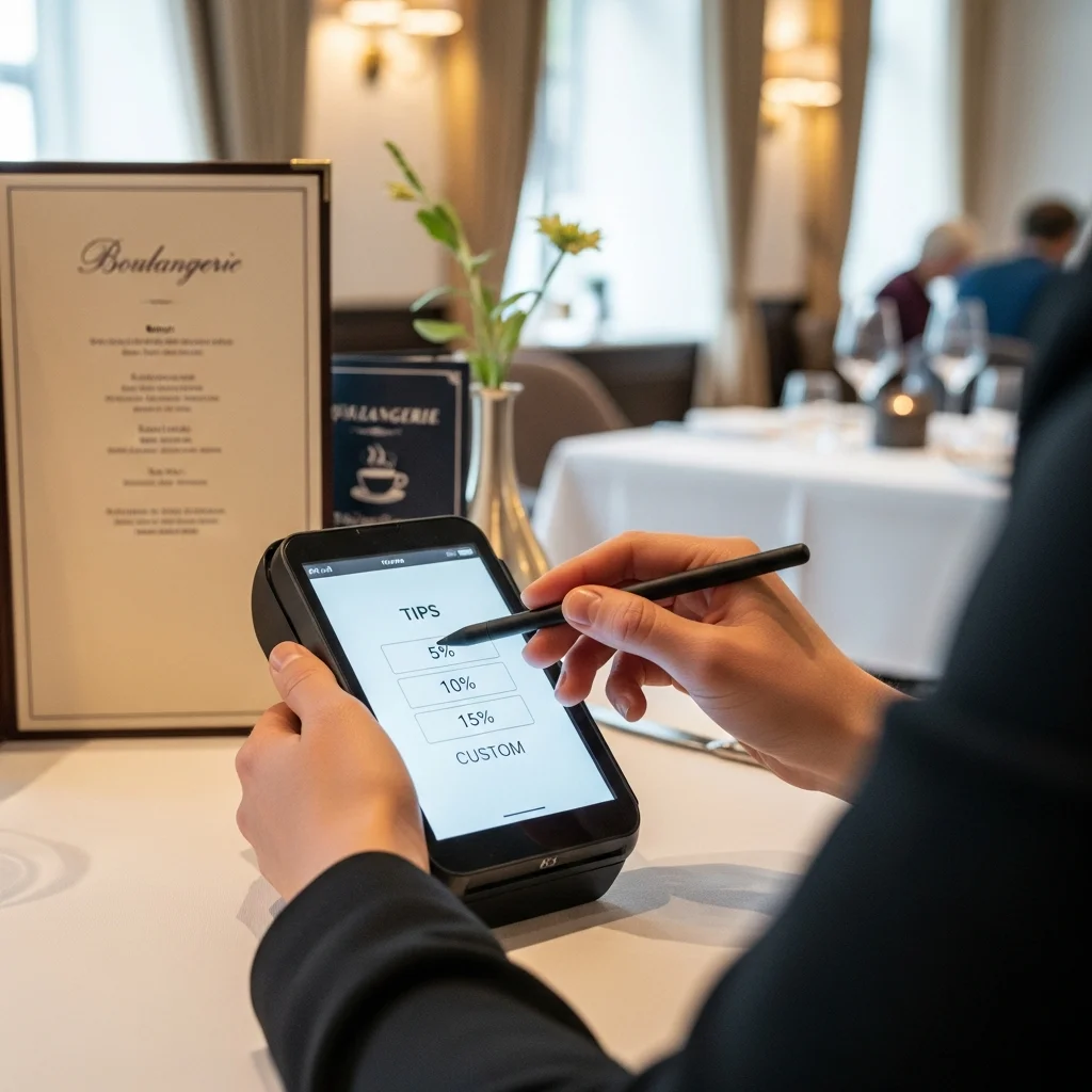 Fooi in Franse restaurants stijgt door invoering keuzemenu op betaalterminals