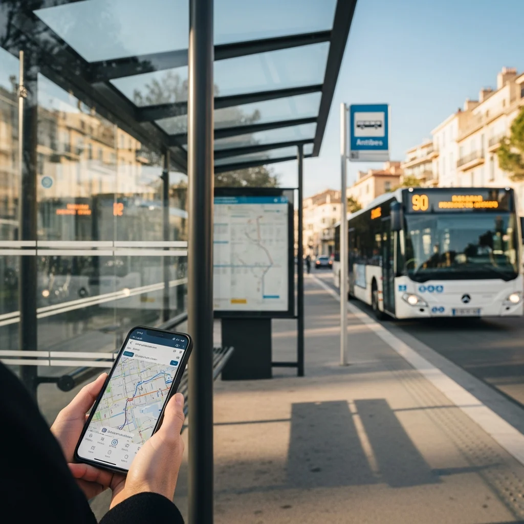 Eén app voor al het busvervoer in de agglomeratie Antibes