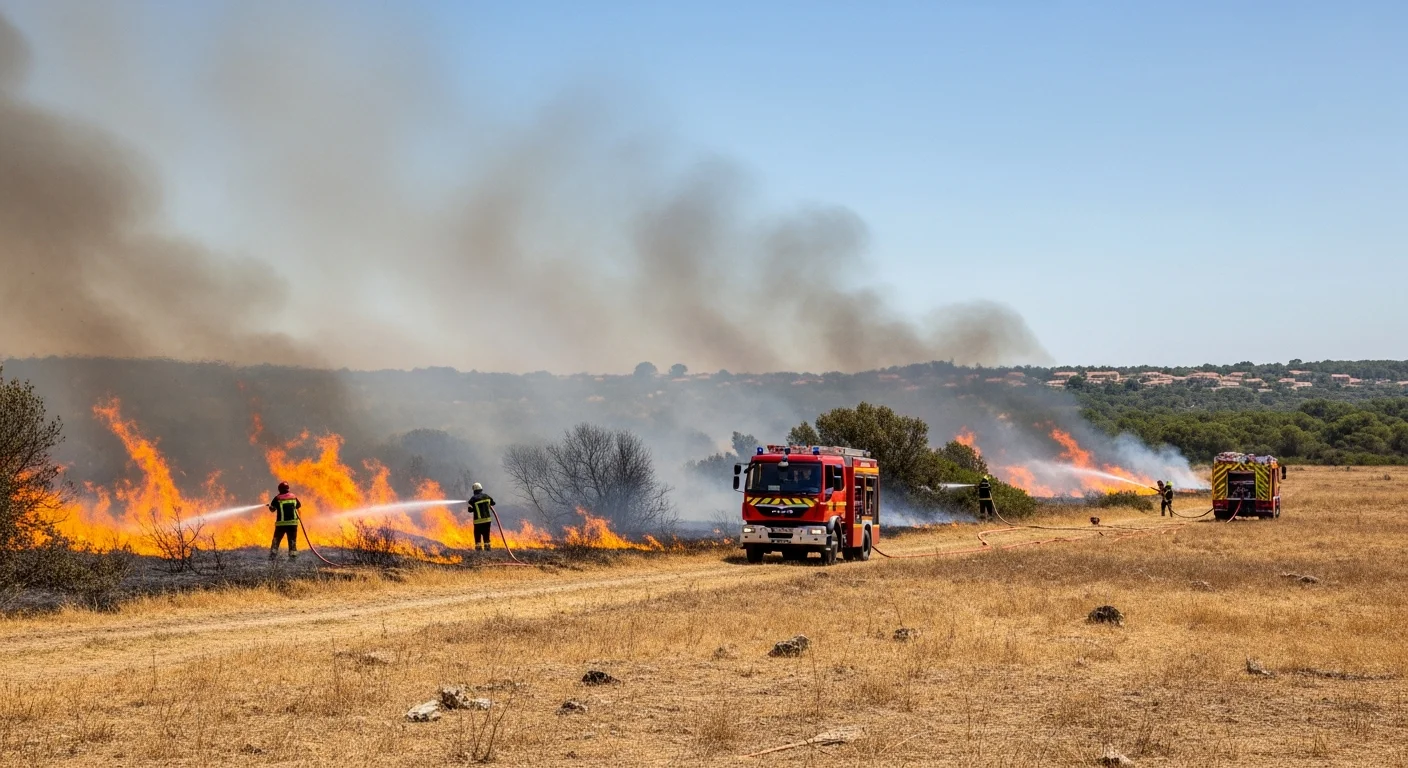 Grote natuurbrand in Aude: 250 brandweerlieden ingezet