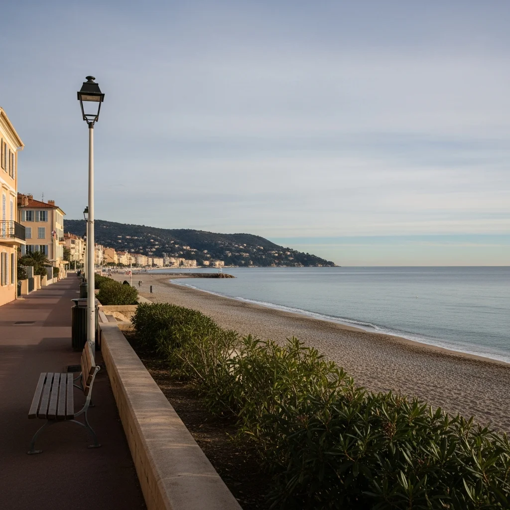 Stranden Sablettes in Menton voortaan ook geopend in de winter