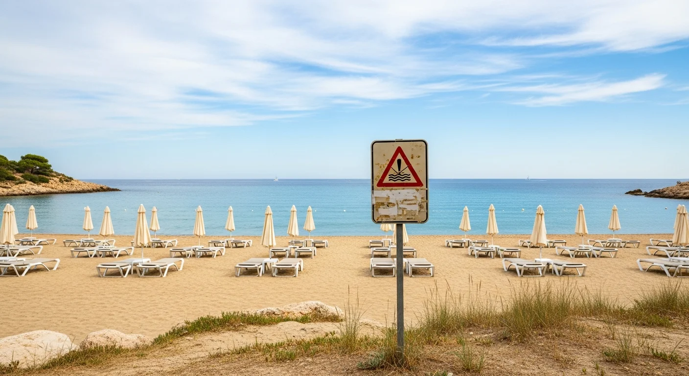 Stranden Saint-Laurent-du-Var plots gesloten wegens watervervuiling tijdens hittegolf