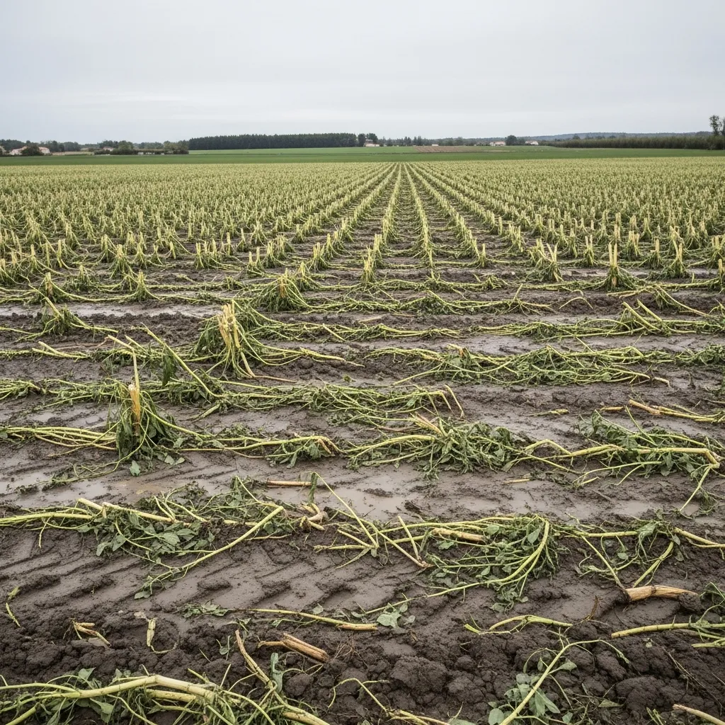 Geen fonds d’urgence voor landbouwers Lot-et-Garonne na storm Nils