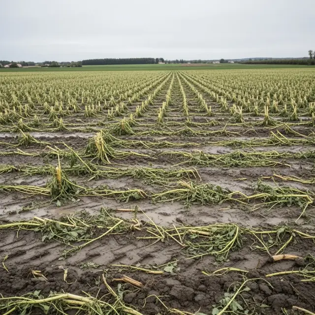 Geen fonds d’urgence voor landbouwers Lot-et-Garonne na storm Nils