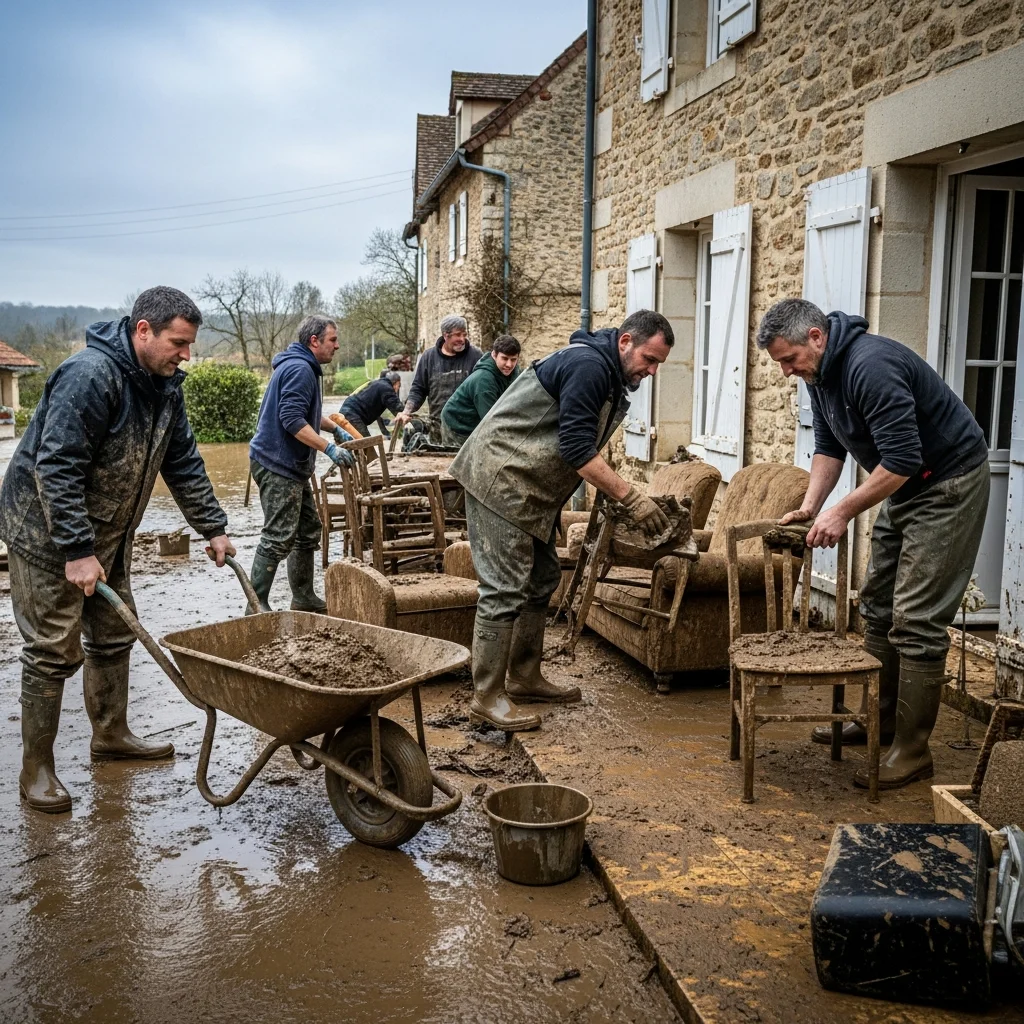 Bewoners Lot-et-Garonne beginnen herstel na zware overstromingen