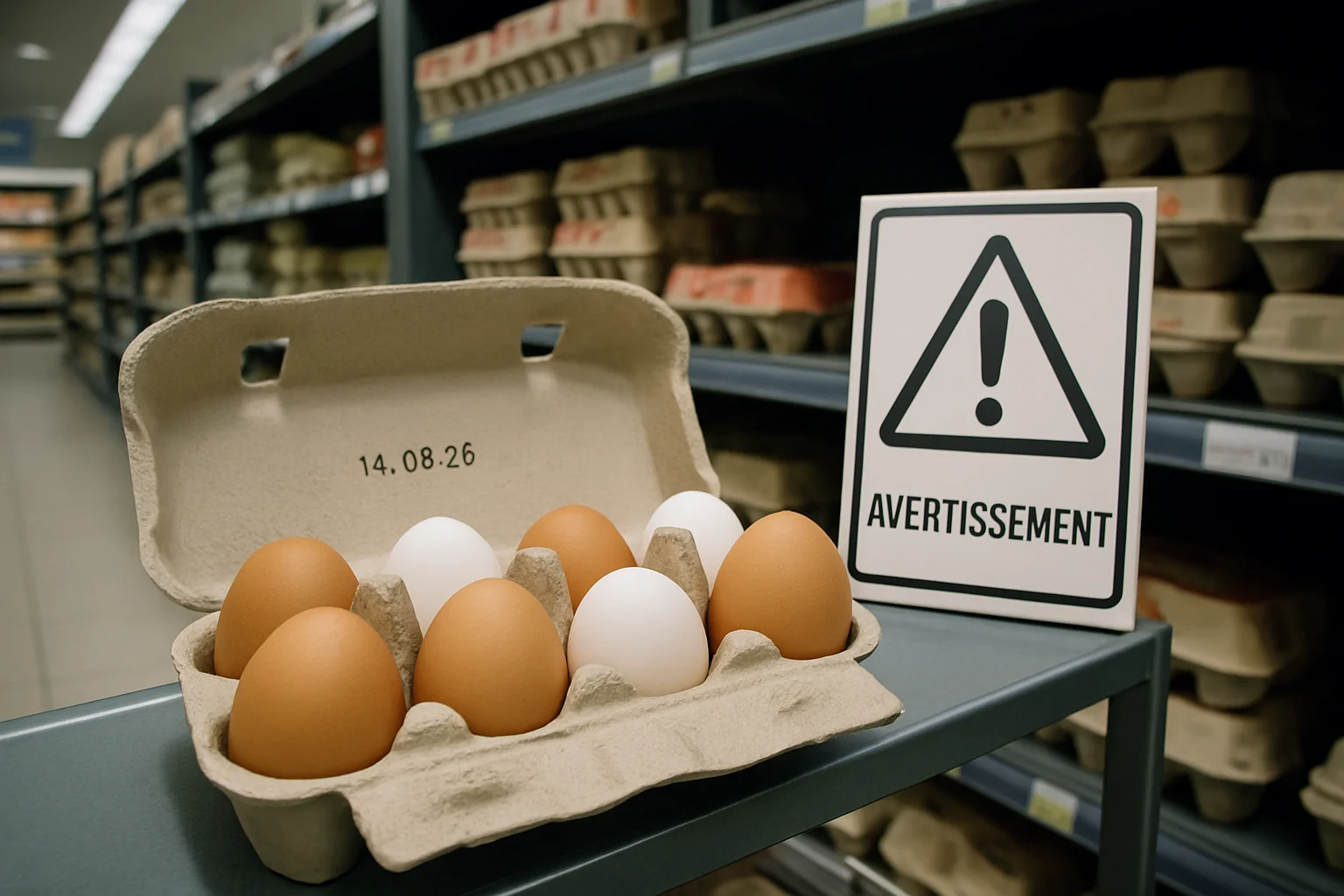 Waarschuwing voor besmette eieren in Frankrijk: salmonella vastgesteld