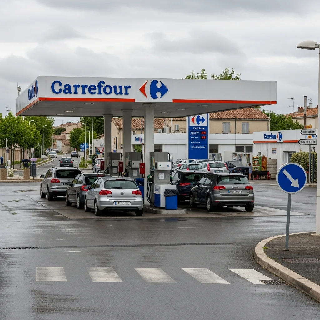 Verschillende auto's met motorproblemen na tanken bij Carrefour-station Nîmes Ouest
