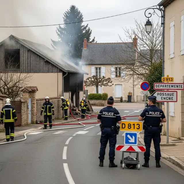 Brand door barbecue veroorzaakt verkeershinder in Castelsarrasin