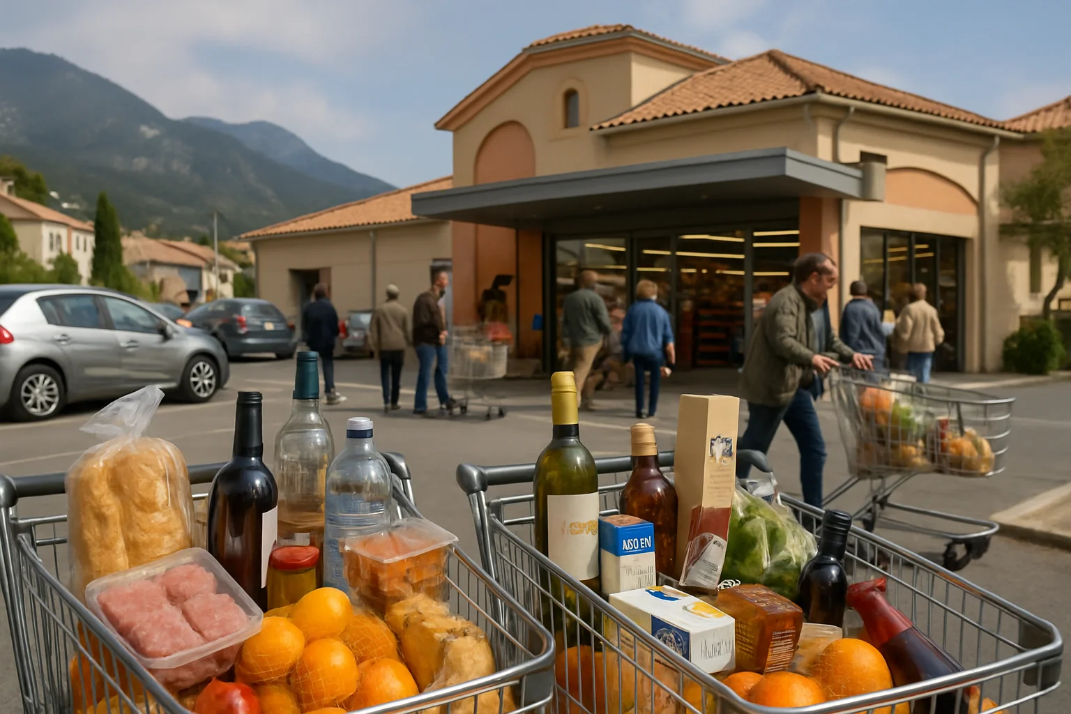 Steeds meer huishoudens in Alpes-Maritimes doen boodschappen net over de grens in Italië