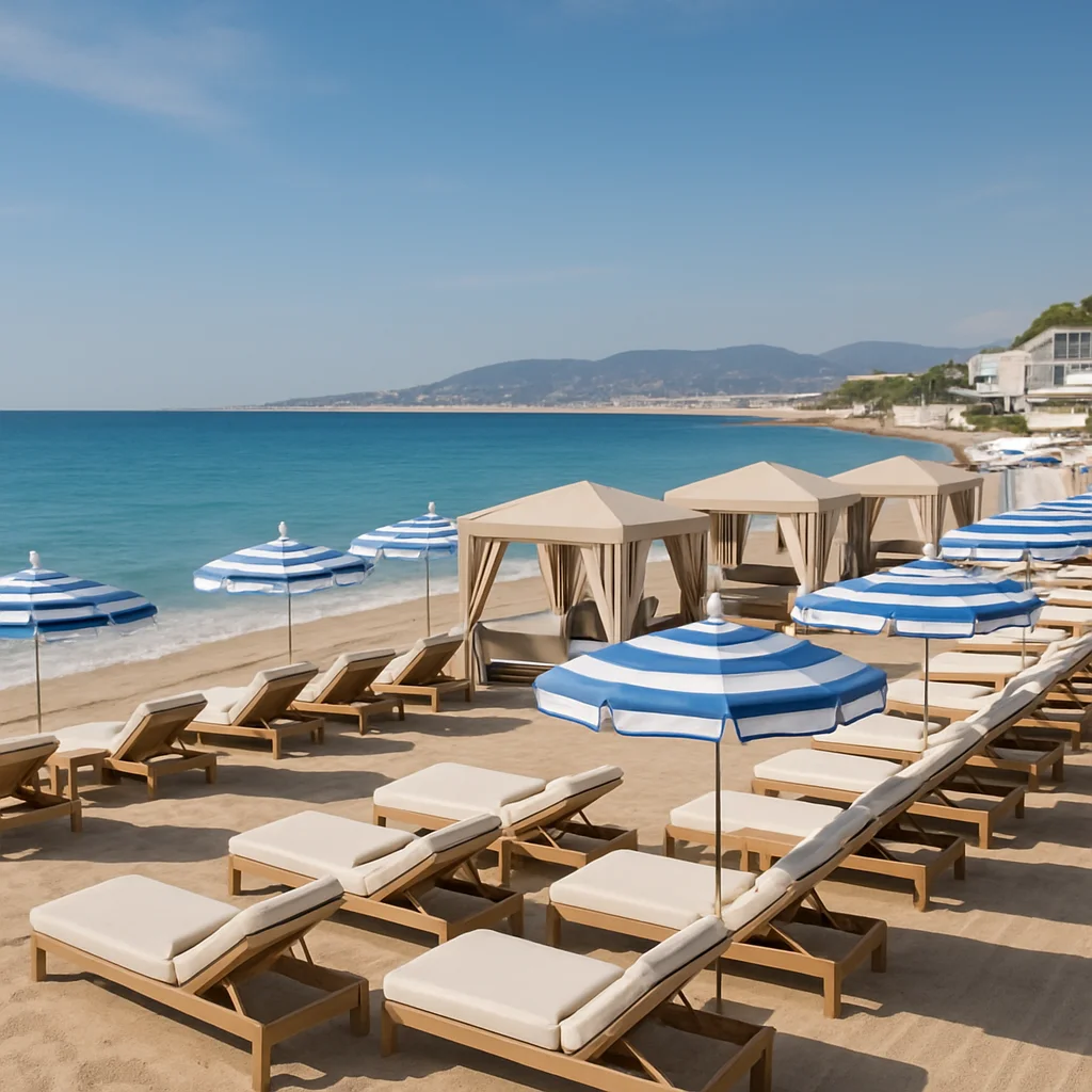 Reserveren van privéstrandstoelen aan Côte d’Azur nu mogelijk via online platform