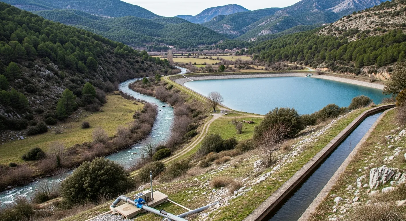 Drinkwatervoorziening in Alpes-Maritimes draait op complex netwerk tussen bergen en bronnen