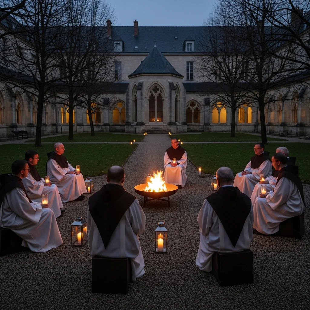 De verborgen rol van midwinterlichtceremonies in Franse kloostertuinen