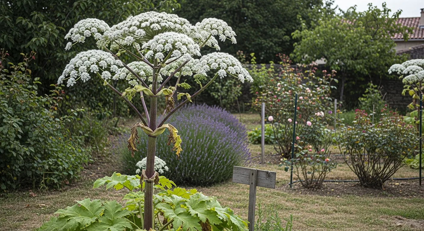 Boete voor het houden of planten van Sosnowski-berenklauw in Franse tuinen