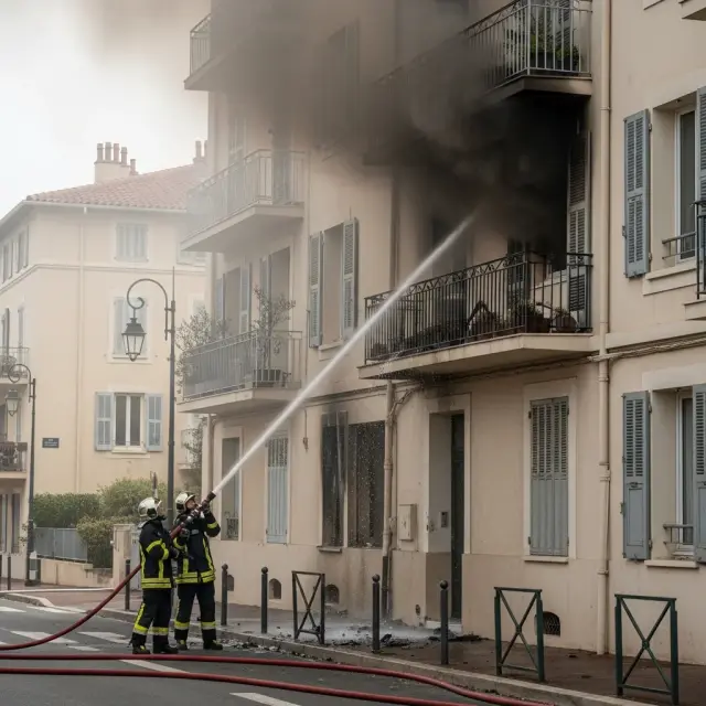 Zwaargewonde bij brand in appartement in Le Pradet