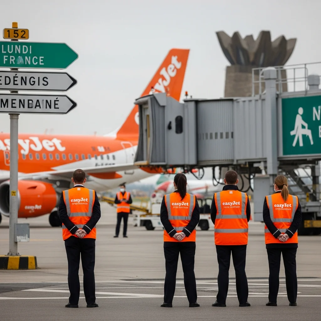 Staking cabinepersoneel easyJet aangekondigd voor Paasmaandag in Frankrijk