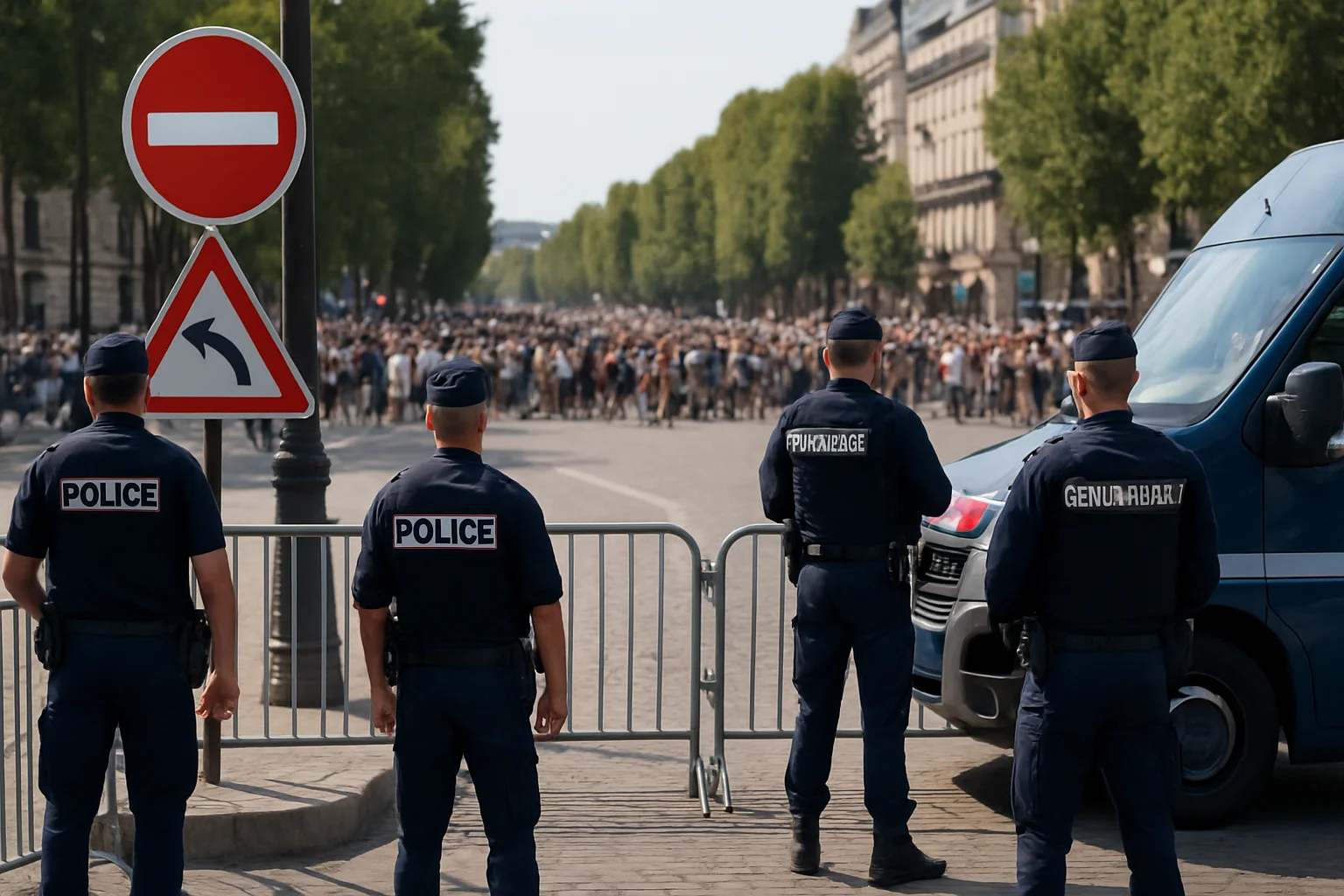Groot veiligheidsapparaat rond 14 juli en WK-wedstrijd in Franse steden