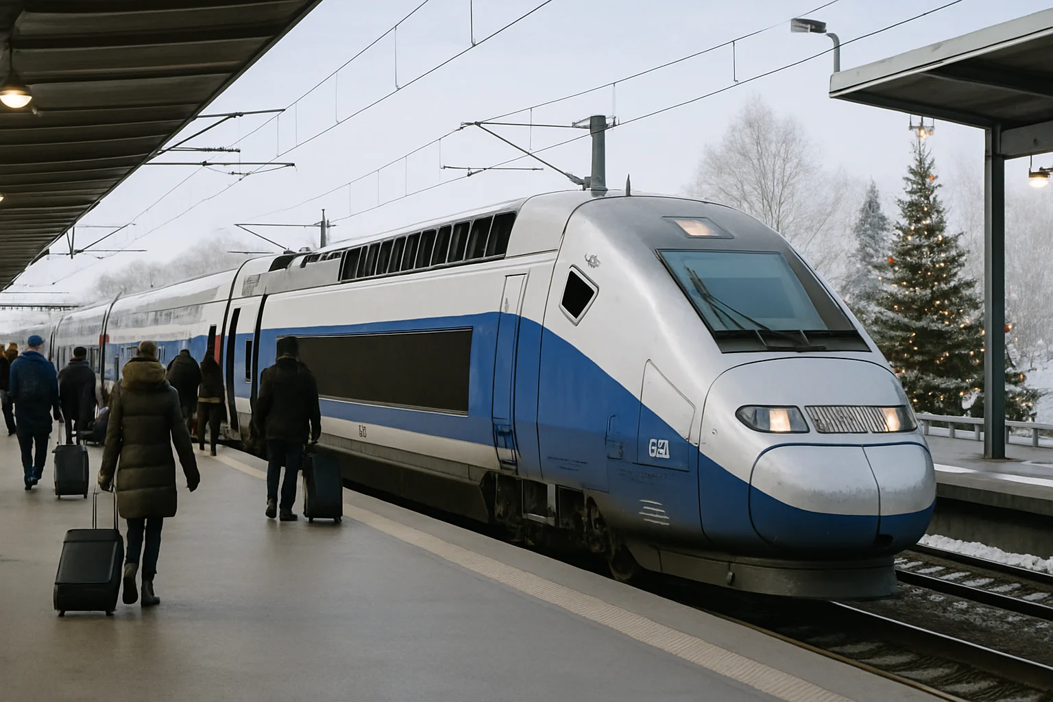 Treinbiljetten voor kerstperiode 2026-2027 nu beschikbaar bij SNCF