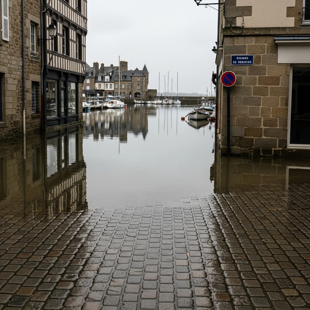 Morbihan officieel onder oranje waarschuwing wegens regen en overstromingsgevaar