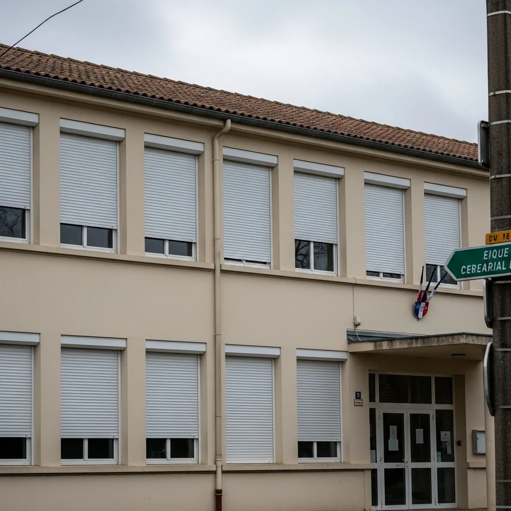 Stroomstoring legt eindexamens stil in Ribérac, Dordogne