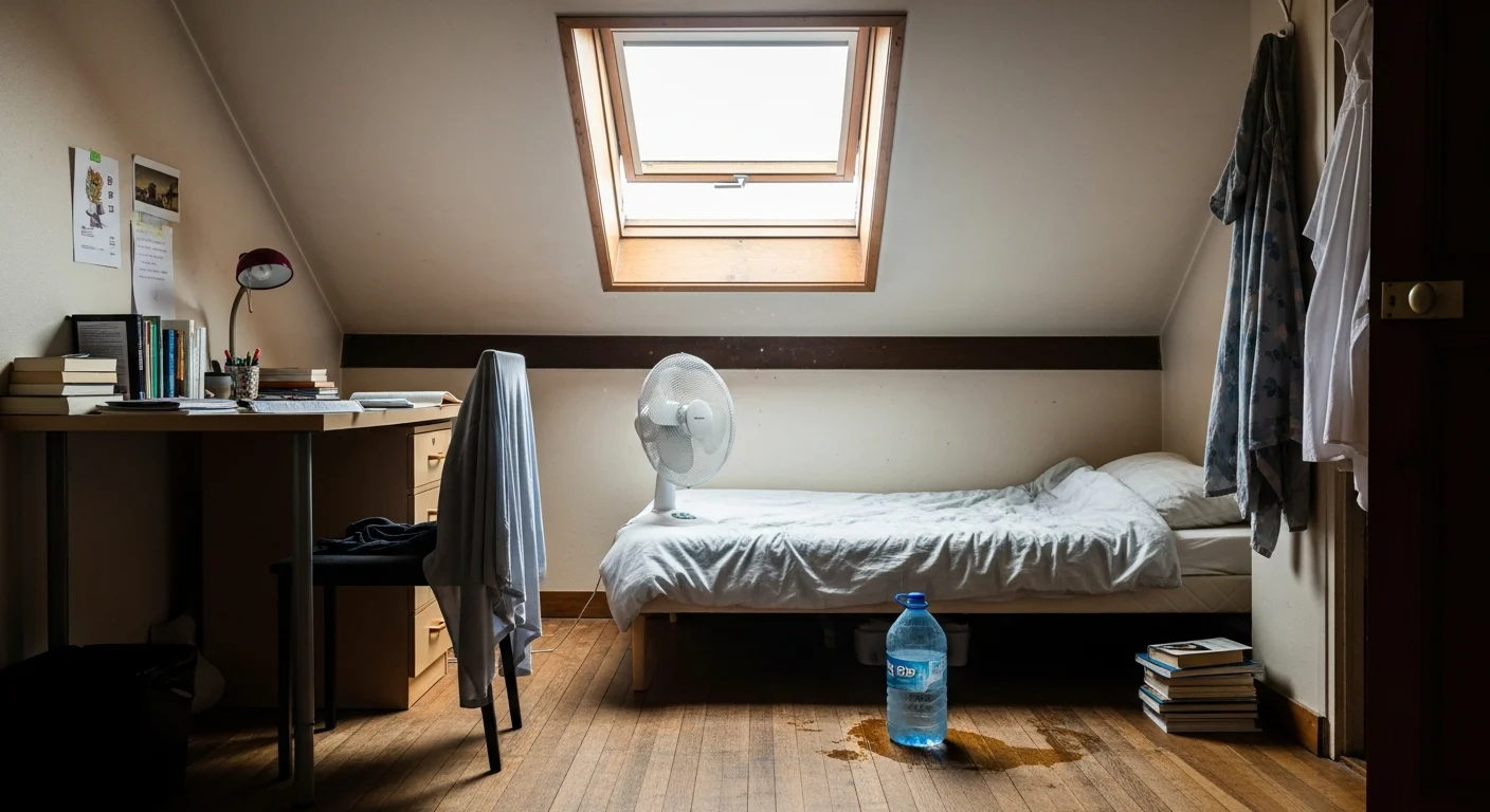 Hittegolven maken woonsituatie Franse studenten extra nijpend