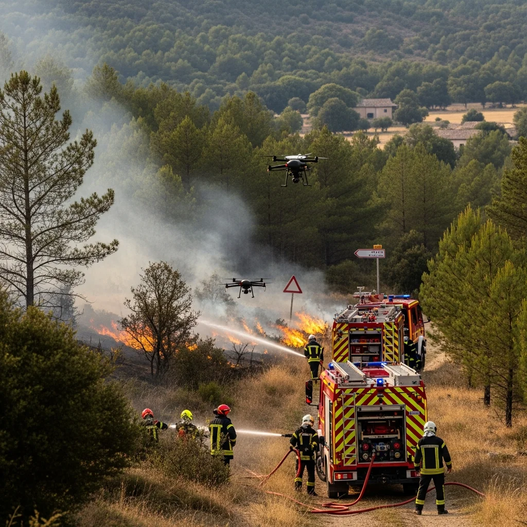 Vroege bosbranden in meerdere Franse regio’s zorgen voor inzet van honderden brandweerlieden