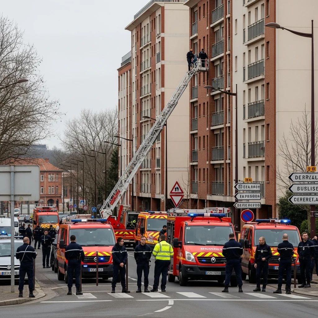 Gaslek in appartementencomplex Toulouse leidt tot grootschalige veiligheidsoperatie