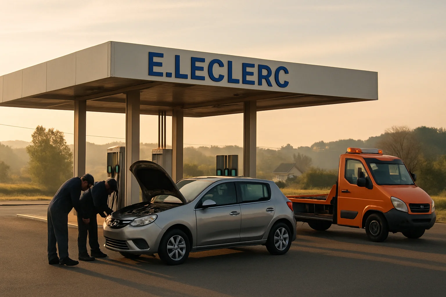 Schadeclaims na vervuilde diesel bij Leclerc-tankstation bij Périgueux