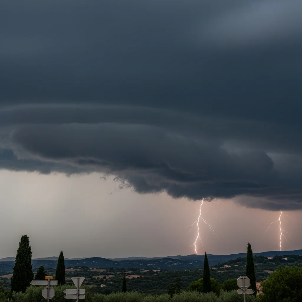Weerswaarschuwing voor onweer in Alpes-Maritimes op maandag 18 mei 2026