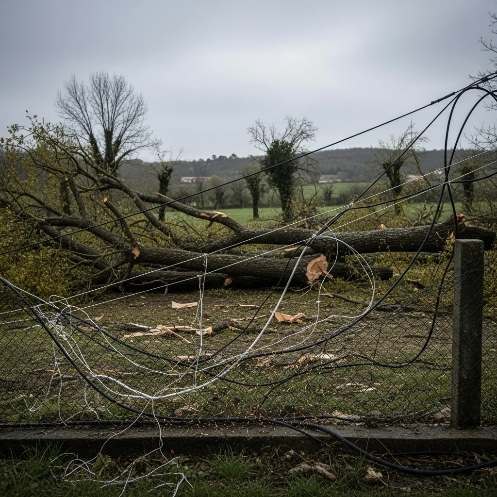 Bewoner zes dagen opgesloten door stormschade in Lot-et-Garonne