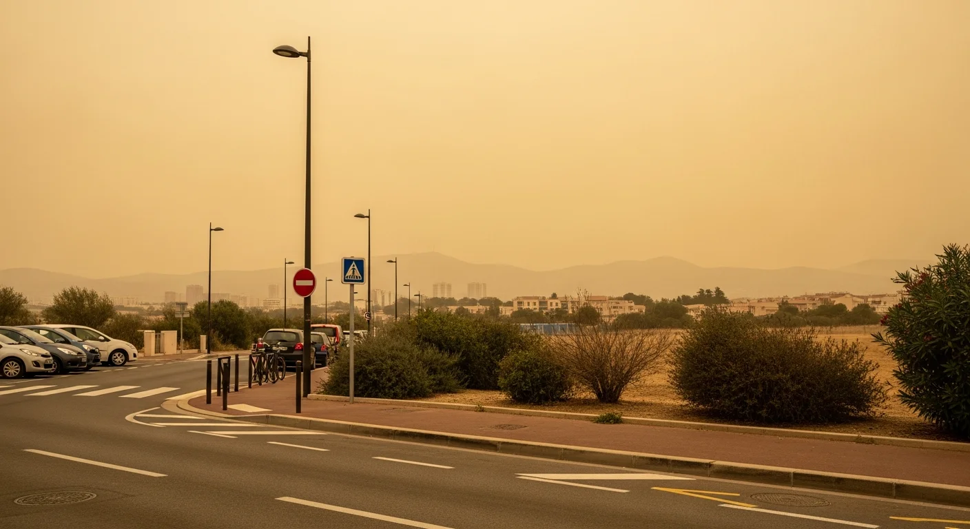 Rode waarschuwing voor luchtvervuiling door woestijnstof in Zuidwest-Frankrijk en PACA