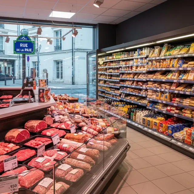 Inflatie in Franse supermarkten blijft beperkt, maar prijzen rundvlees structureel hoger