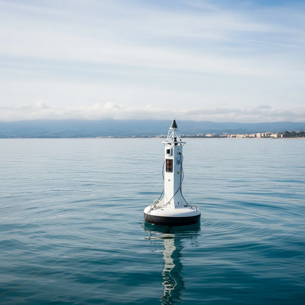 Nieuwe slimme boei meet waterkwaliteit in baai van Cannes