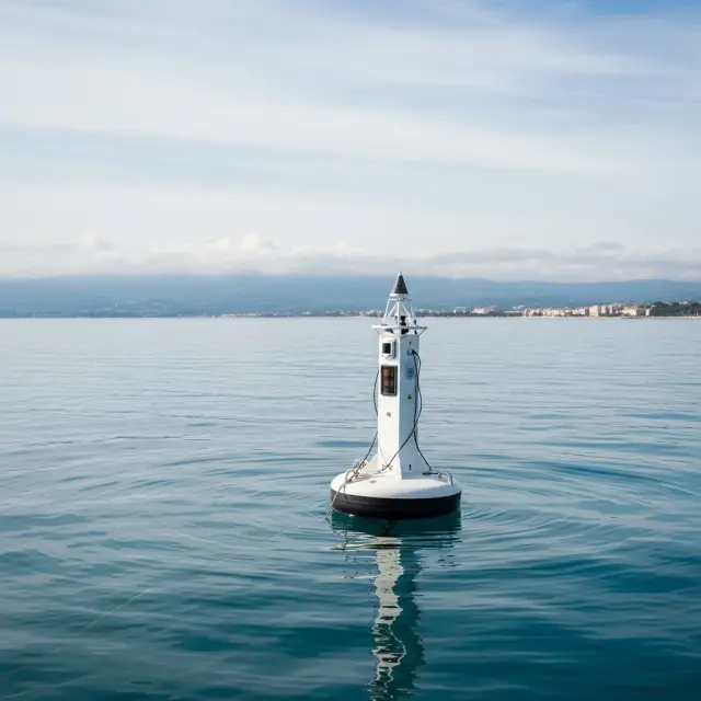 Nieuwe slimme boei meet waterkwaliteit in baai van Cannes