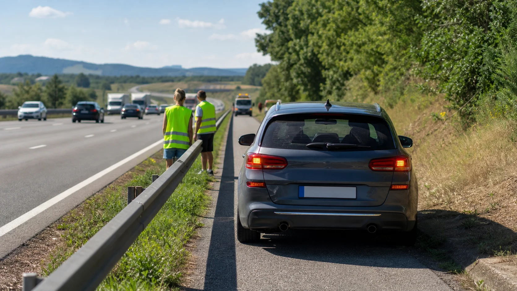 Pech op een Franse autoroute: dit moet je direct doen