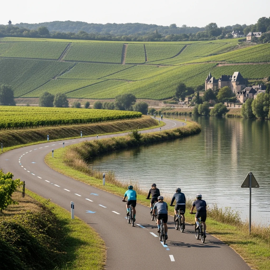 Franse Voie Bleue uitgeroepen tot beste fietsroute van Europa