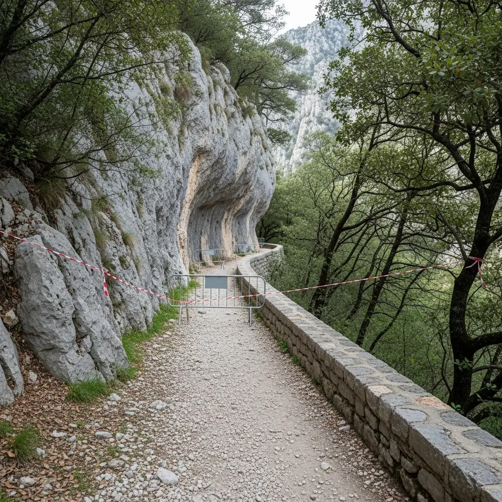 Toegang tot populair wandelpad Imbut in de Gorges du Verdon blijft afgesloten