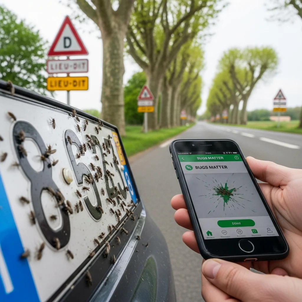 Met de auto insecten tellen: nieuw burgerinitiatief meet terugloop insectenpopulatie in Frankrijk