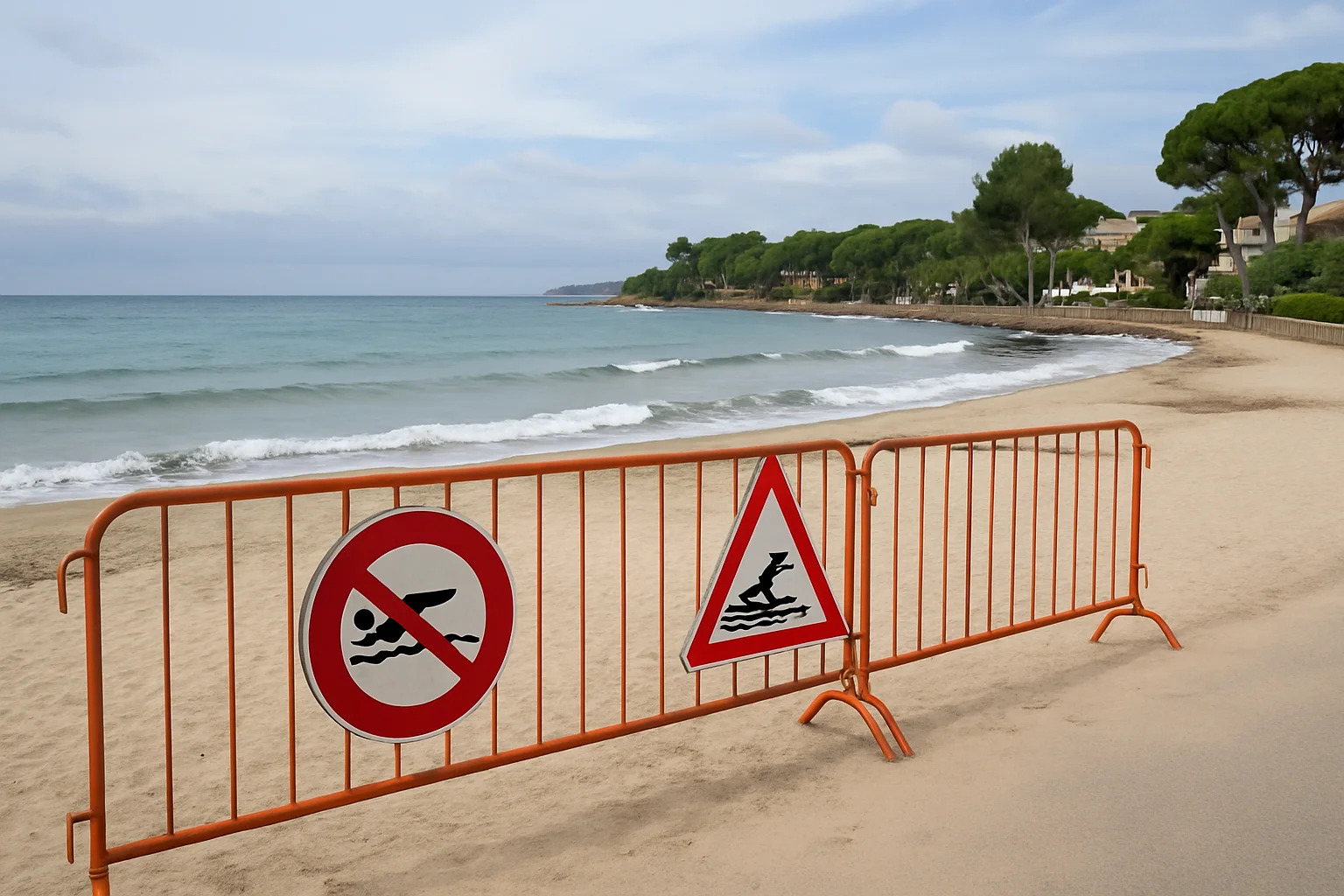 Zwemverbod op vrijwel alle stranden in Var na noodweer en risico op vervuild water