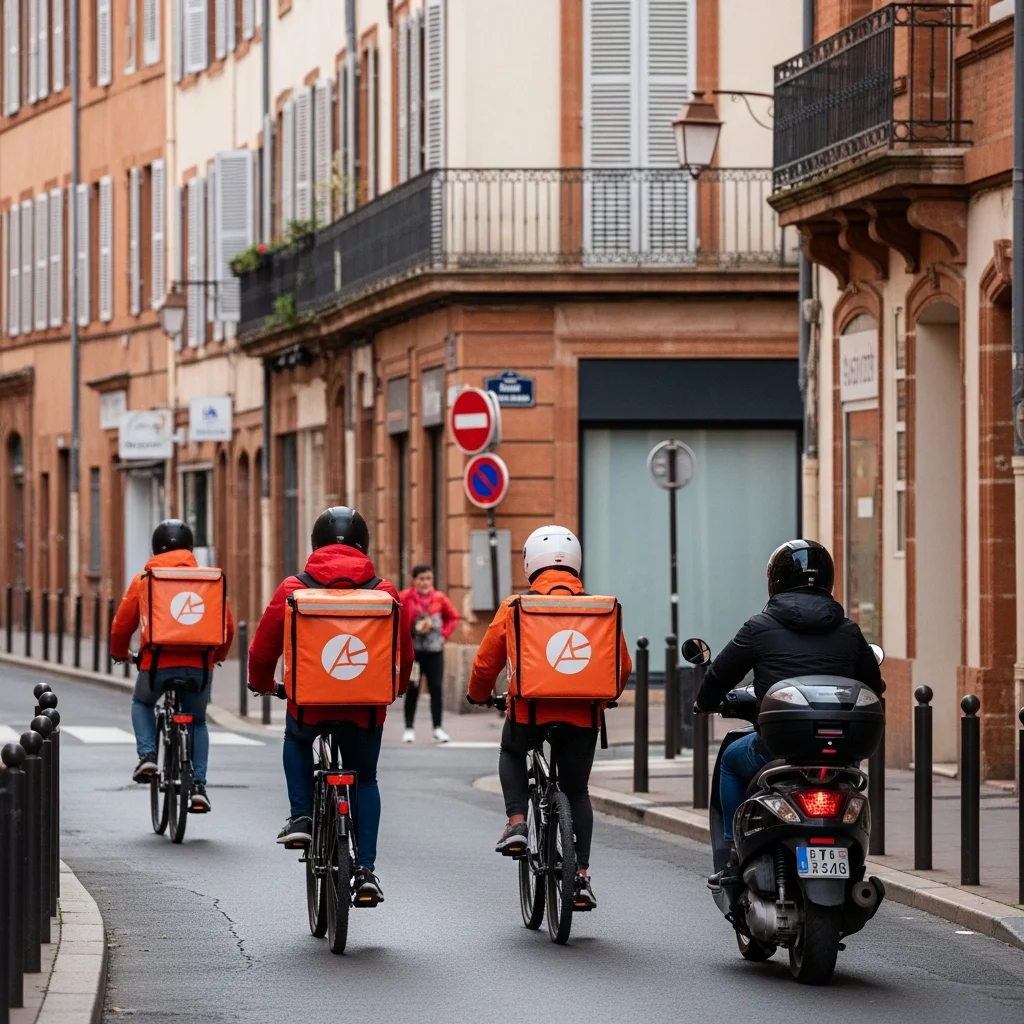 Leefwereld maaltijdbezorgers Toulouse onder druk, Europese regels onderweg