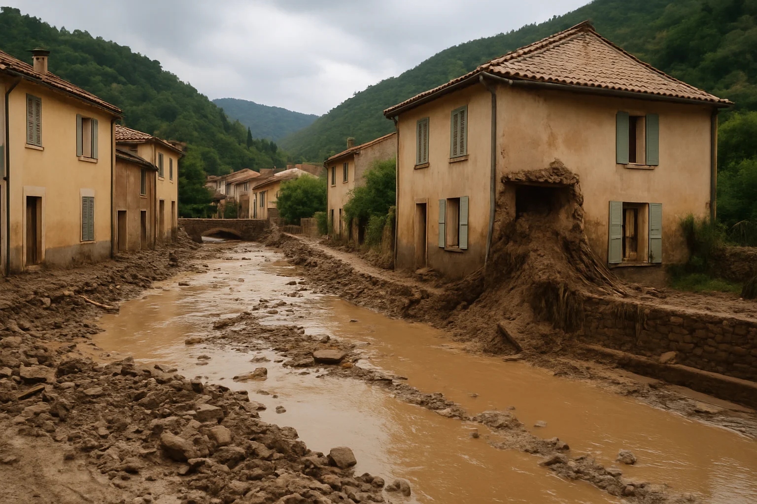 Catastrofenstatus erkend voor vier gemeenten in Alpes-Maritimes en Var na overstromingen en modderstromen