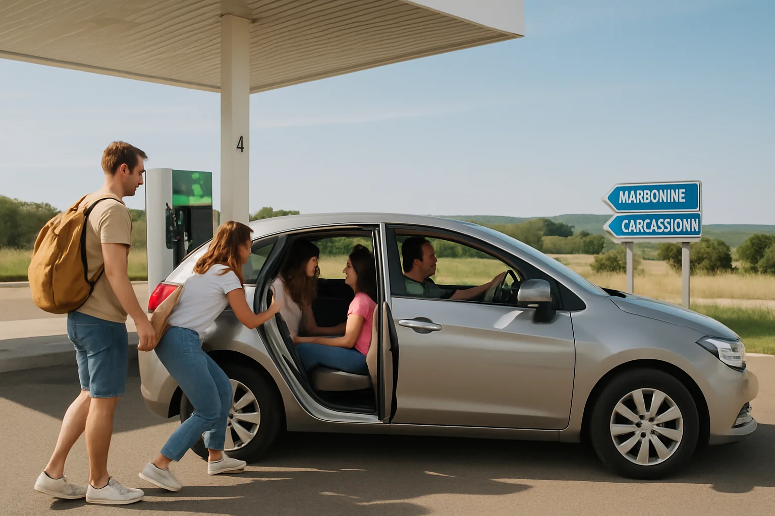 Toename carpooling onder vakantiegangers door stijgende brandstofprijzen in Frankrijk