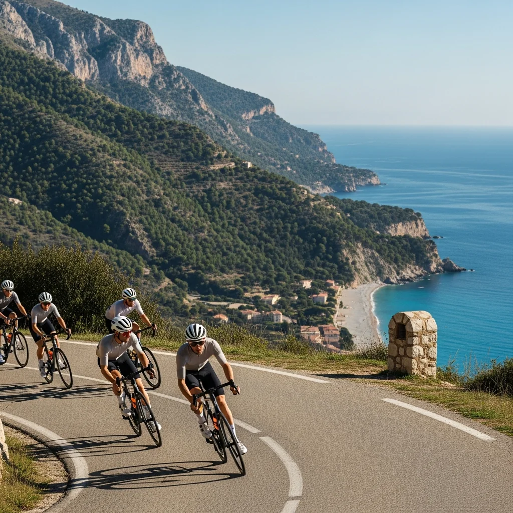 TransRiviera-fietsroute dit weekend in Roya en Menton