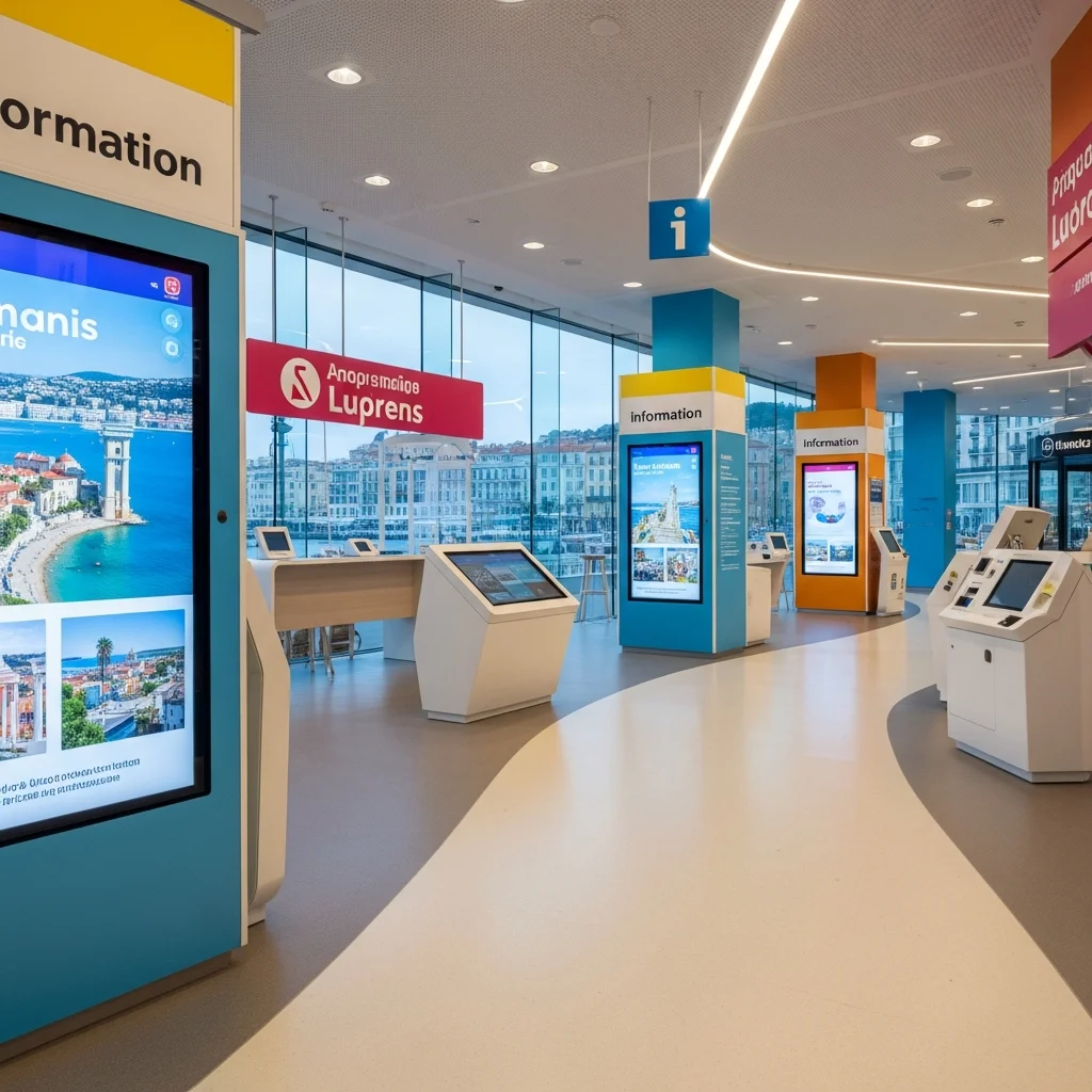 Nice verwelkomt toeristen met futuristische ontvangsthal