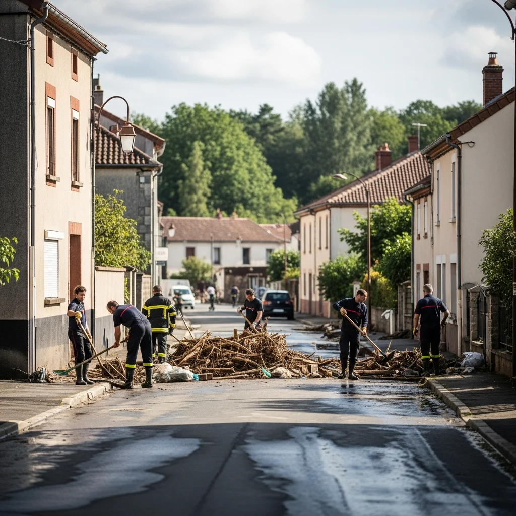 Herstel na overstromingen in Jusix verloopt moeizaam, maanden na storm Nils